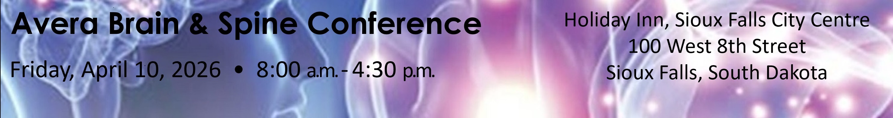 2026 Annual Brain and Spine Conference Banner